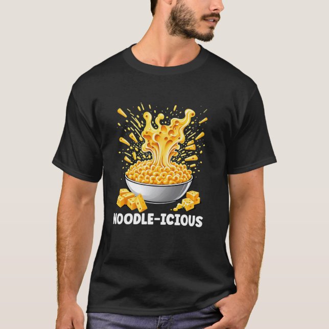 Paste Lover Noodlelicious Mac And Cheese T-Shirt (Front)