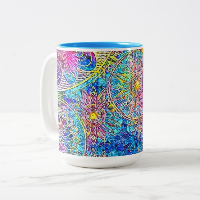 Pastel 15 oz Two-Tone Mug (Front Left)