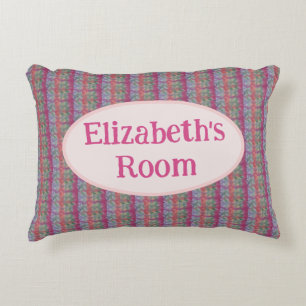 Pastel Abstract Art Accent Pillow