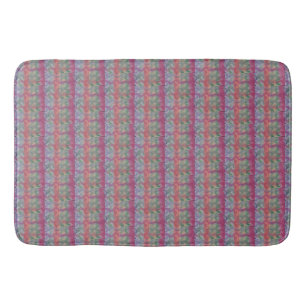 Pastel Abstract Art Bath Mat