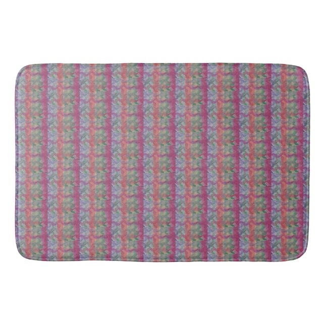 Pastel Abstract Art  Bath Mat (Front)