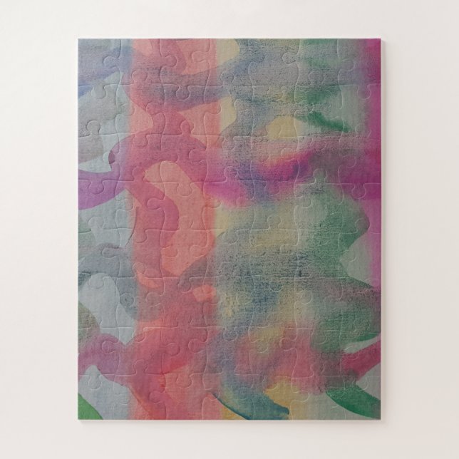 Pastel Abstract Art Jigsaw Puzzle (Vertical)