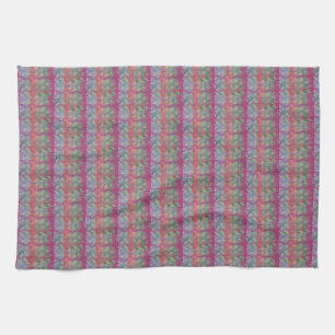 Pastel Abstract Art Tea Towel