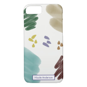 Pastel Abstract Brush Strokes Case-Mate iPhone Case