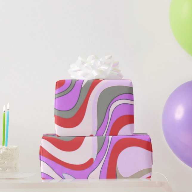 Pastel Abstract Gift Wrapping Paper (Party Gifts)