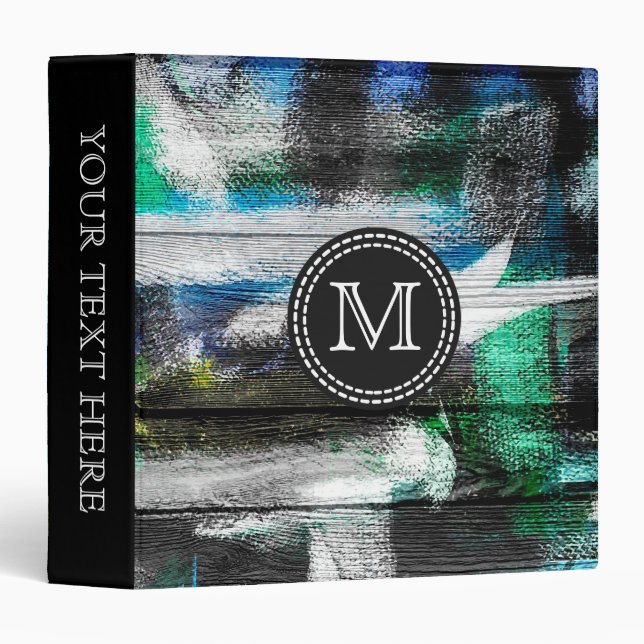 Pastel Abstract Pattern #2 Binder (Front/Spine)