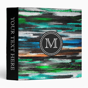Pastel Abstract Pattern #3 Binder