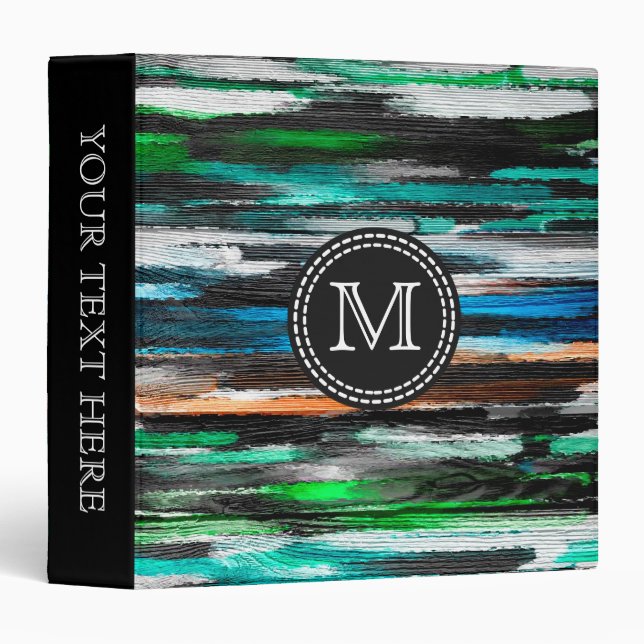 Pastel Abstract Pattern #3 Binder (Front/Spine)