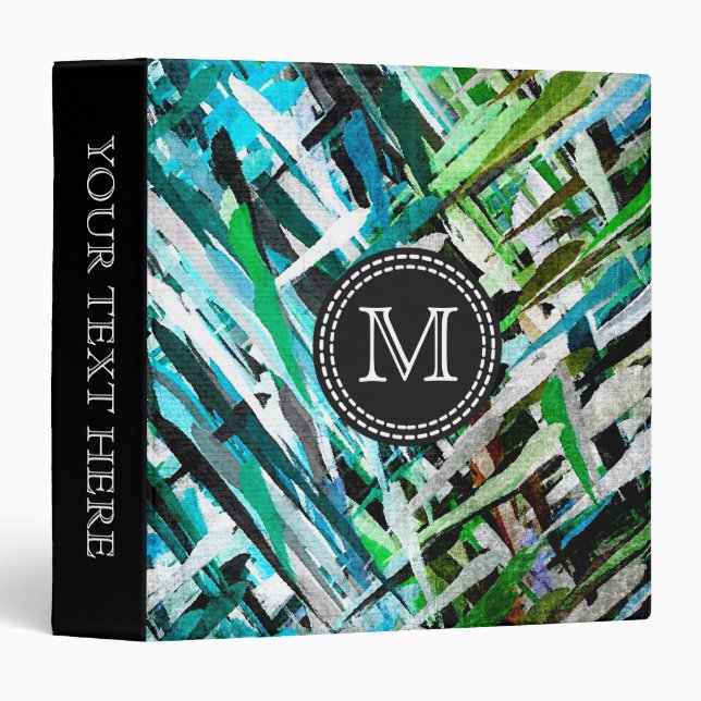Pastel Abstract Pattern #4 Binder (Front/Spine)