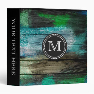 Pastel Abstract Pattern Binder