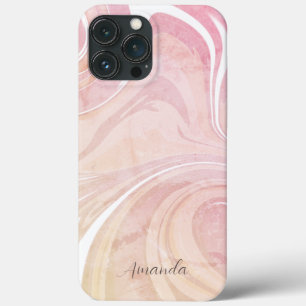 Pastel Abstract Pretty Personalized Name  iPhone 13 Pro Max Case