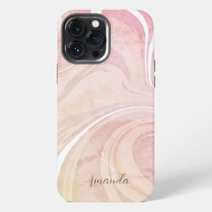 Pastel Abstract Pretty Personalized Name iPhone 13 Pro Max Case