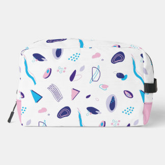 Pastel abstract shapes. dopp kit