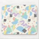 Pastel Abstract Shapes Pattern Design Mouse Pad<br><div class="desc">A modern pastel pattern featuring a variety of soft abstract shapes in gentle, cheerful colors. This playful yet elegant design creates a light and artistic look that works beautifully on stationery, invitations, greeting cards, and gift wrap. The combination of pastel tones and simple geometric shapes gives the pattern a stylish,...</div>