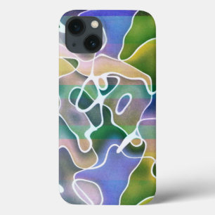 Pastel Abstract Stripes iPad Case