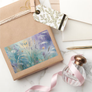 Pastel Abstract Whispers of Nature, Grasses II Sticker