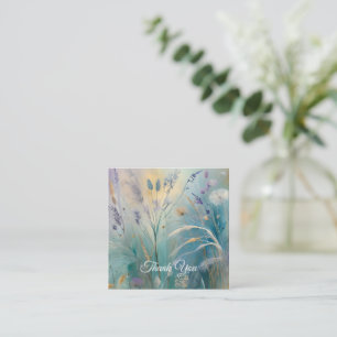Pastel Abstract Whispers of Nature *Personalize* Card