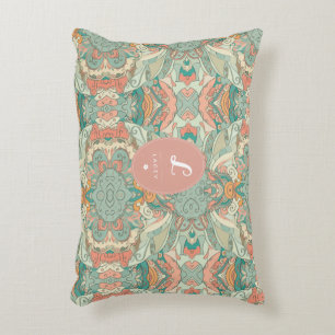 Pastel Abstrait Accent Coussin