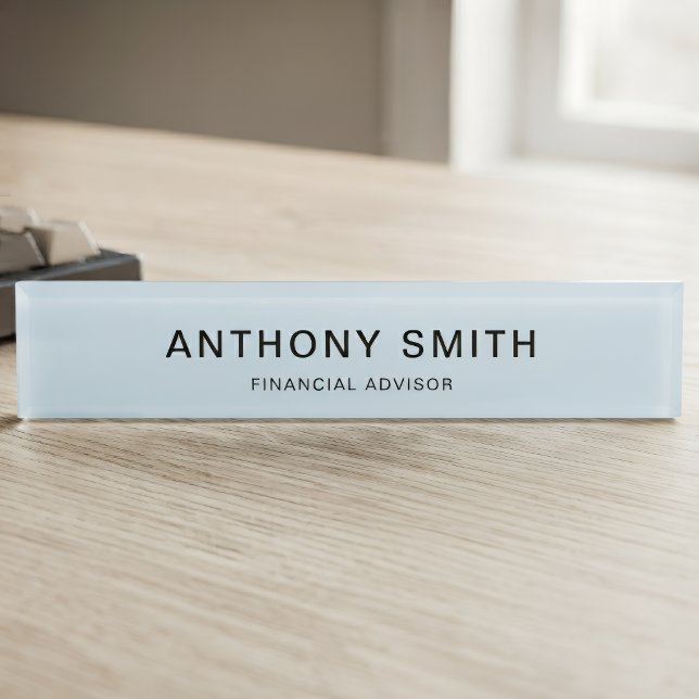 Pastel Acrylic Name Block  Custom Job Title Office Nameplate (Creator Uploaded)