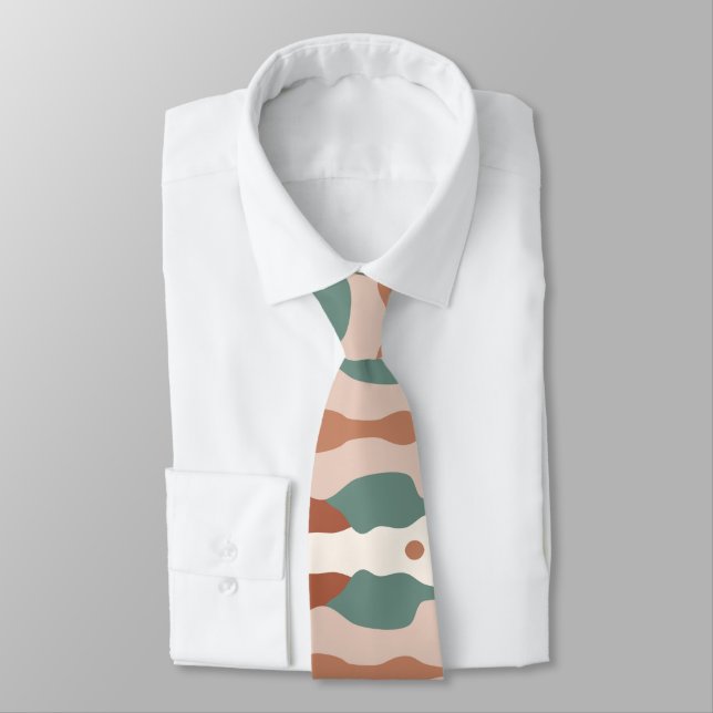 Pastel Aesthetic Abstract  Tie (Tied)