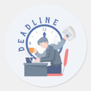 Pastel Aesthetic Office Humour Sticker