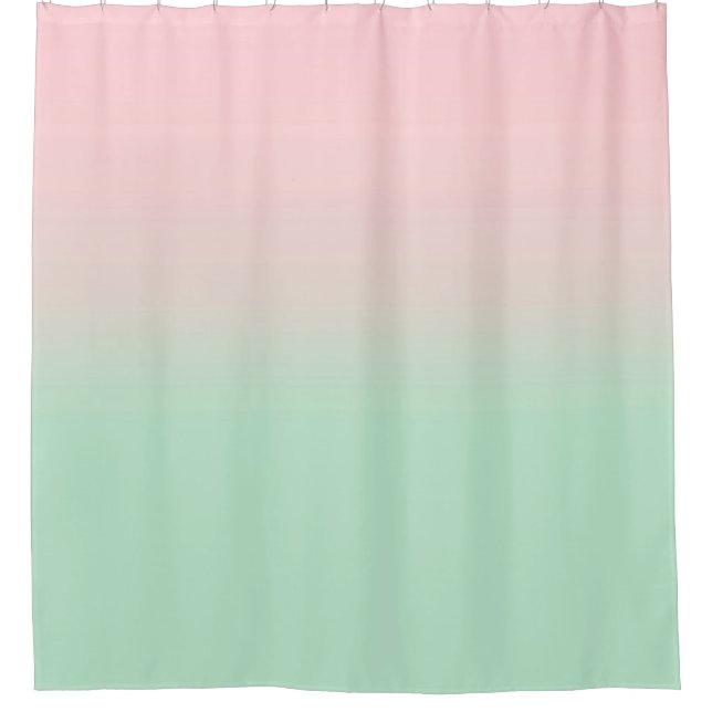 Pastel Aesthetic Ombre Gradient Pink Mint Green  (Front)
