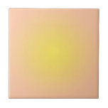 Pastel Aesthetic Peach Orange Yellow Gradient   Tile<br><div class="desc">Lovable light spring peach and yellow gradient ombre soft transition of colours. Apricot peach fruit yellow pattern in radial gradient modern trendy chic style. Apricot peach pastel colour and yellow colour soft watercolor gradient home decor,  pillow. Trending peach gradient texture design. Modern retro gradient peach orange pink yellow pillow</div>