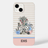 Pastel Alice in Wonderland Playing Card Gardeners