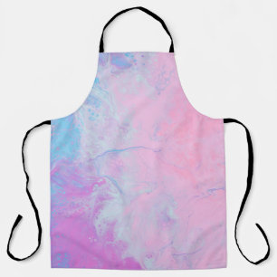PASTEL AND BLUE PAINT APRON