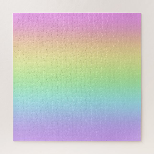 Pastel Arc-en-Ciel Défiant Puzzle (Vertical)