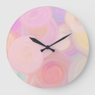 Pastel Art Acrylic Wall Clock