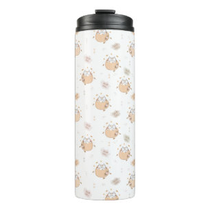 Pastel Autumn Cute Cats Thermal Tumbler