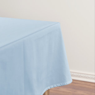 Pastel Baby Blue Solid Colour Classic Elegant Tablecloth