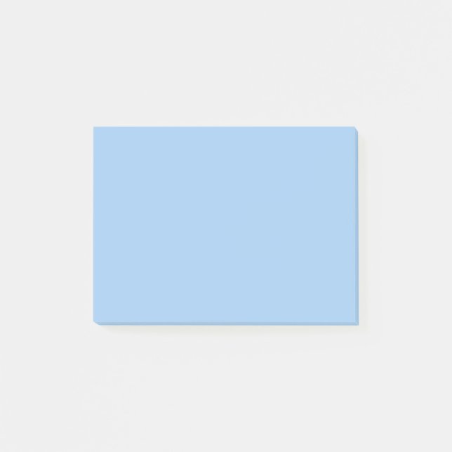 Pastel Baby Blue Solid Colour Post-it Notes (Front)