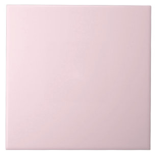 Pastel Baby Light Pink Solid Colour Minimalist   Tile