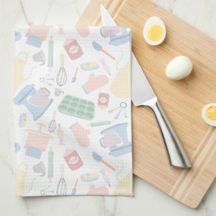 Pastel Baking Theme Sweet Desserts Pastry Arts Kitchen Towel