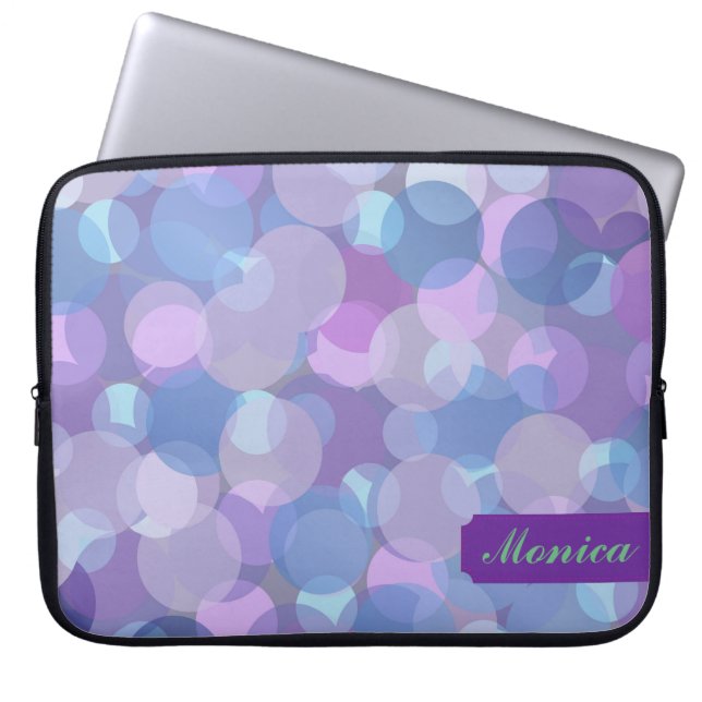 Pastel Balls Laptop Sleeve (Front)