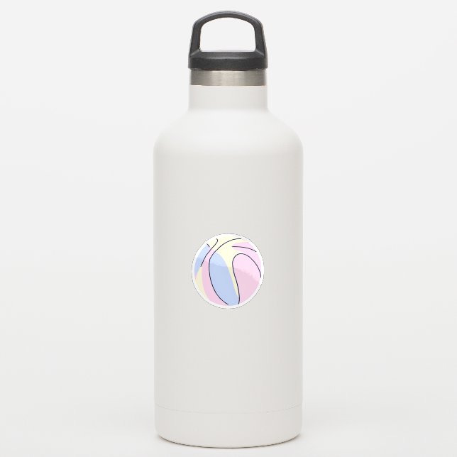Pastel Basketball (Waterbottle)