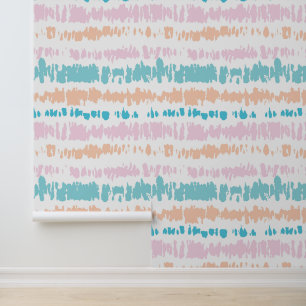 Pastel Batik Pattern Wallpaper