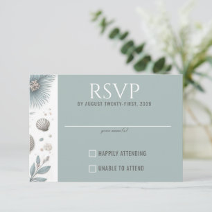 Pastel Beach RSVP Card