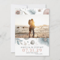 Pastel Beach Save The Date