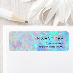 pastel bleu opal arrière - plan étiquettes