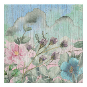Pastel Bloom: A Watercolor Symphony Poster