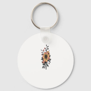 Pastel Bloom Sticker Keychain