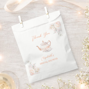 Pastel Blooms Bridal Tea Party Favour Bag