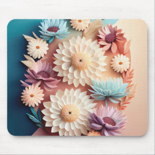 Pastel Blooms Mouse Pad