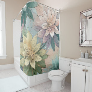 Pastel Blossom Burst: Floral Explosion Pattern