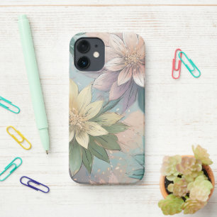 Pastel Blossom Burst: Floral Explosion Pattern iPhone 12 Mini Case