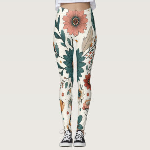 Pastel Blossoms Leggings