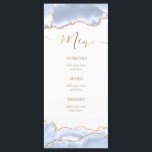 pastel blue agate Menu<br><div class="desc">custom menu</div>